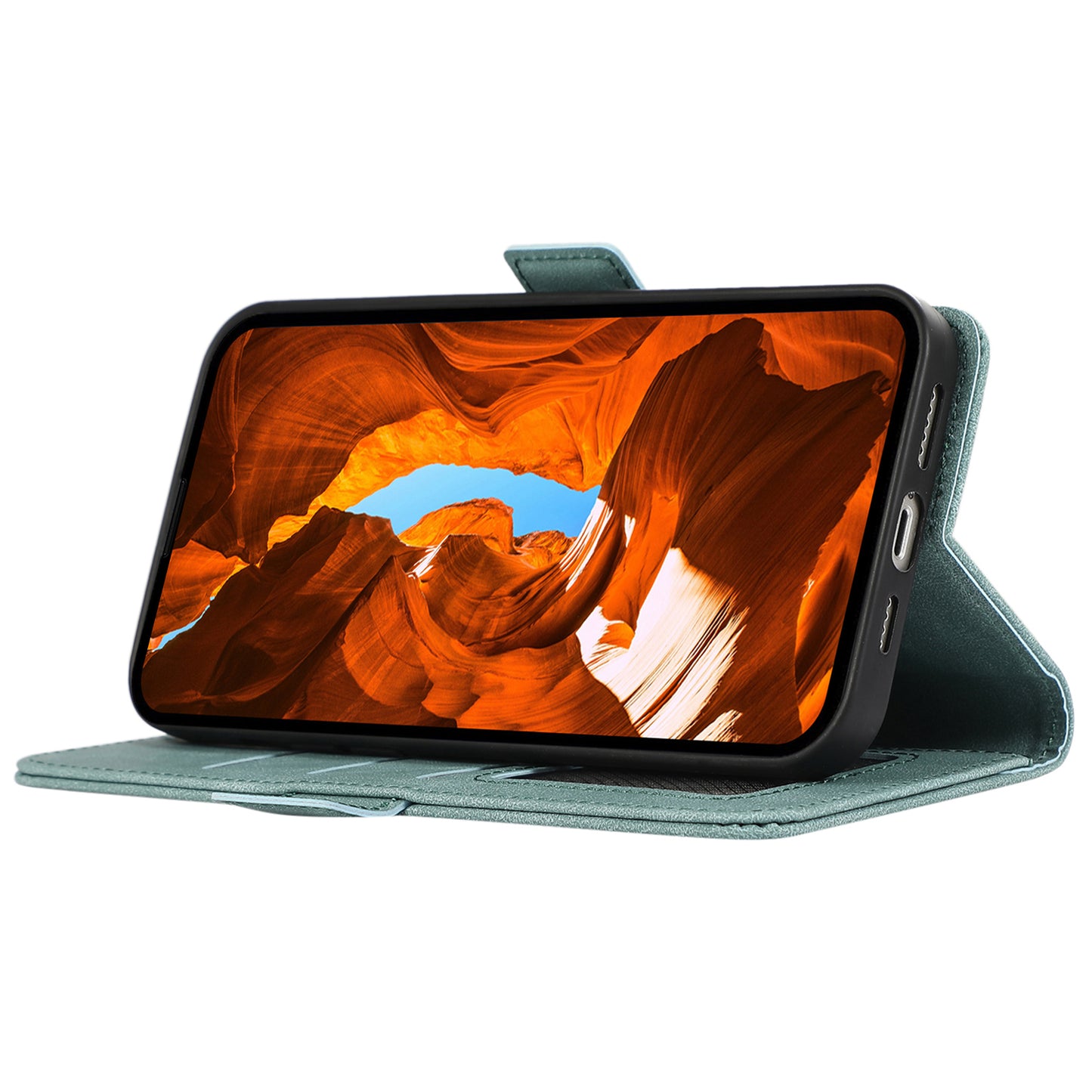 ABEEL For Samsung Galaxy S20 FE/S20 FE 5G/ S20 FE 2022/S20 Lite Magnetic Case RFID Blocking Folio Flip Style Phone Cover - Baby Blue