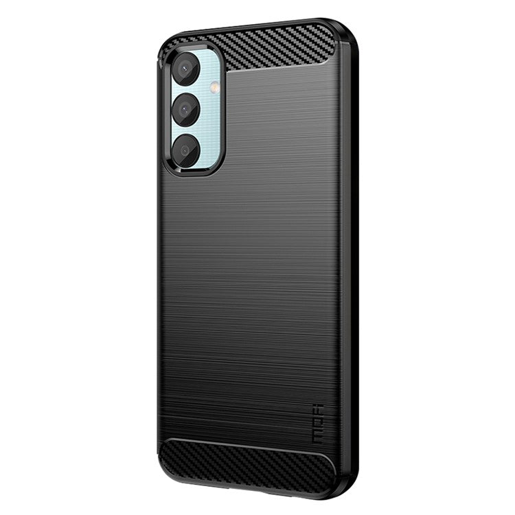 MOFI JK TPU Series-1 For Samsung Galaxy M15 5G / F15 5G Case Brushed Soft TPU Phone Cover - Black