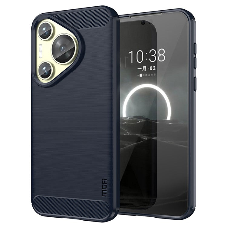 MOFI JK TPU Series-1 For Huawei Pura 70 Case Brushed Drop Protection Back Phone Cover  - Blue