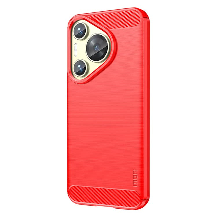 MOFI JK TPU Series-1 For Huawei Pura 70 Case Brushed Drop Protection Back Phone Cover - Red