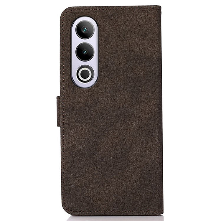 KHAZNEH For OnePlus Nord CE4 5G Case Folding Stand Cover Leather Wallet Phone Shell - Brown