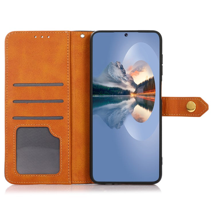KHAZNEH For OnePlus Nord CE4 5G Magnetic Flip PU Leather Case Cell Phone Stand Cover - Blue