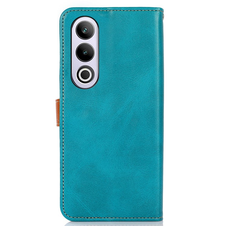KHAZNEH For OnePlus Nord CE4 5G Magnetic Flip PU Leather Case Cell Phone Stand Cover - Blue