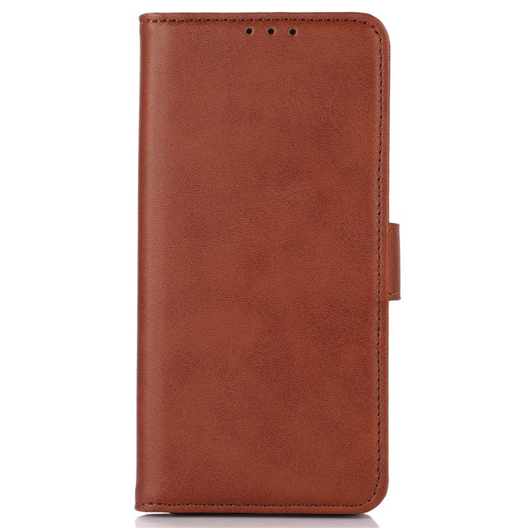 For OnePlus Nord CE4 5G Case PU Leather Cowhide Texture Card Slots Wallet Phone Cover - Brown