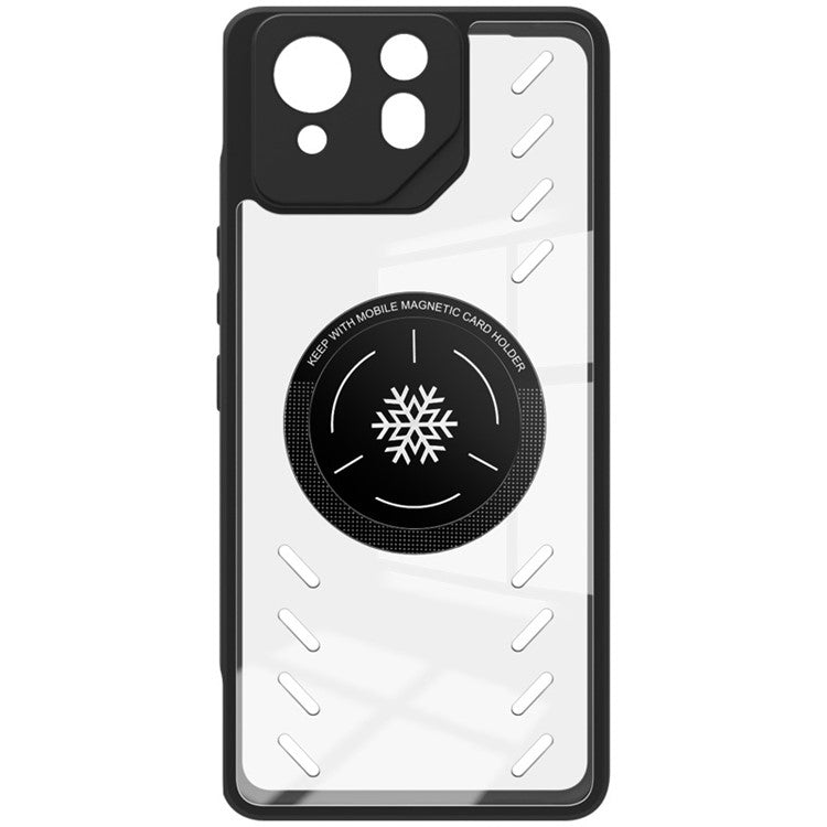 IMAK UX-9A Series for Asus ROG Phone 8 5G / Phone 8 Pro 5G Case Heat Dissipation PC+TPU Clear Phone Shell