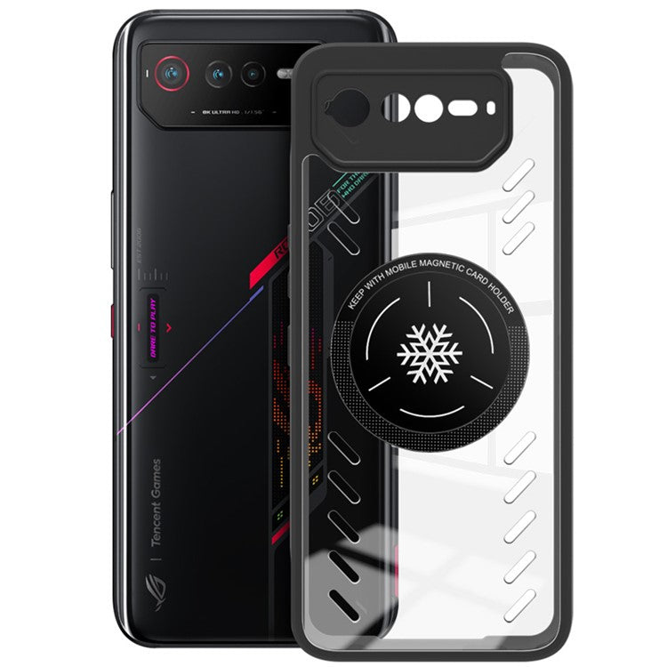 IMAK UX-9A Series for Asus ROG Phone 6 5G / 6 Pro 5G Case Clear PC+TPU Heat Dissipation Phone Shell