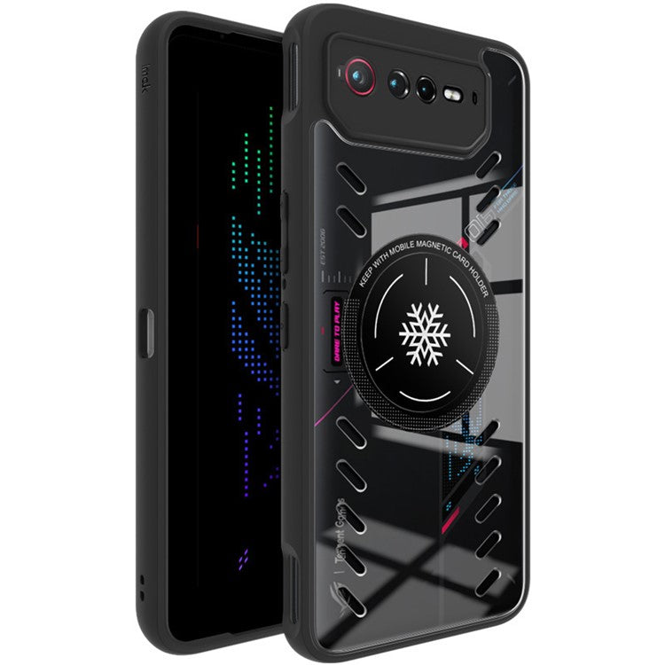IMAK UX-9A Series for Asus ROG Phone 6 5G / 6 Pro 5G Case Clear PC+TPU Heat Dissipation Phone Shell