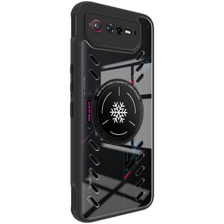 IMAK UX-9A Series for Asus ROG Phone 6 5G / 6 Pro 5G Case Clear PC+TPU Heat Dissipation Phone Shell