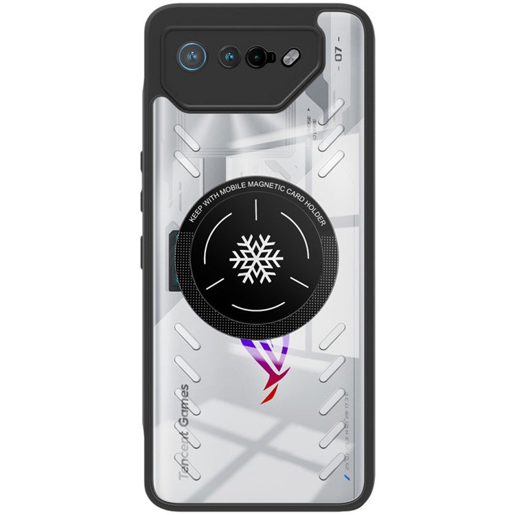 IMAK UX-9A Series for Asus ROG Phone 7 5G / Phone 7 Ultimate 5G / Phone 7 Pro Case Clear PC+TPU Heat Dissipation Phone Shell