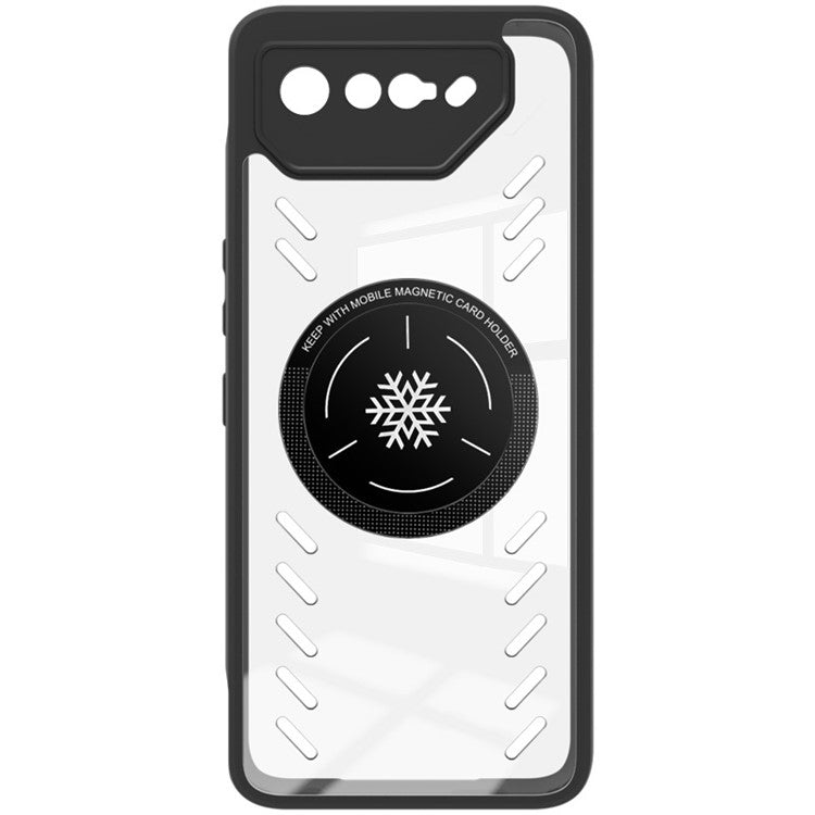 IMAK UX-9A Series for Asus ROG Phone 7 5G / Phone 7 Ultimate 5G / Phone 7 Pro Case Clear PC+TPU Heat Dissipation Phone Shell