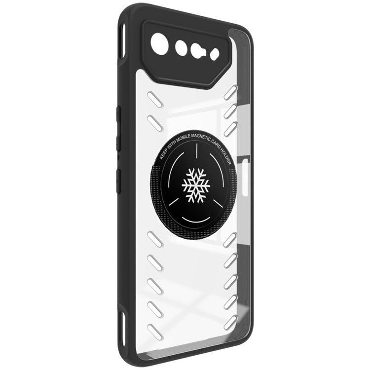 IMAK UX-9A Series for Asus ROG Phone 7 5G / Phone 7 Ultimate 5G / Phone 7 Pro Case Clear PC+TPU Heat Dissipation Phone Shell