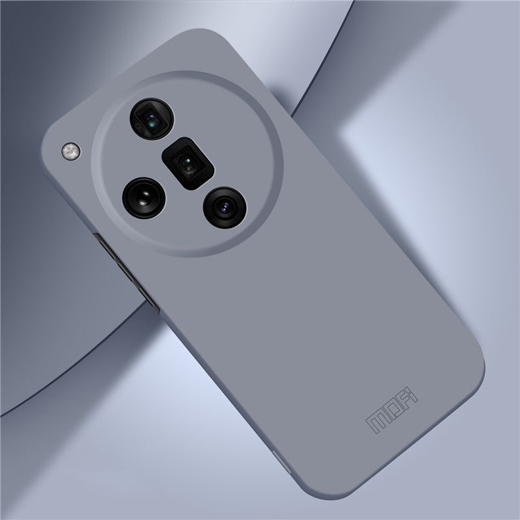 MOFI JK Qin Series For Oppo Find X7 Ultra Slim Case Matte TPU+Acrylic Phone Back Shell - Grey