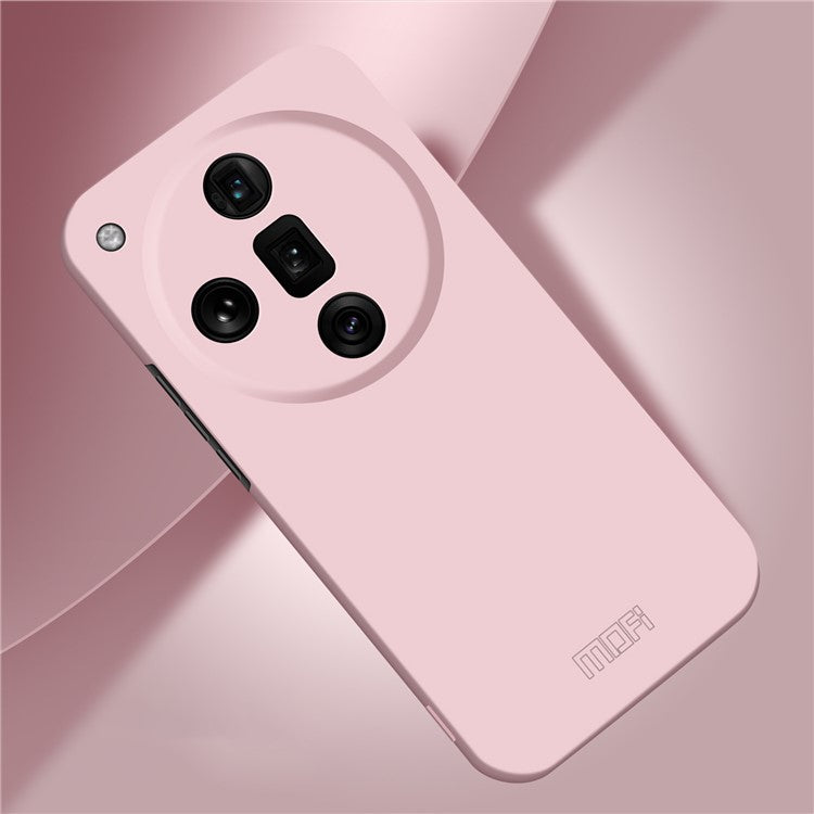 MOFI JK Qin Series For Oppo Find X7 Ultra Slim Case Matte TPU+Acrylic Phone Back Shell - Pink