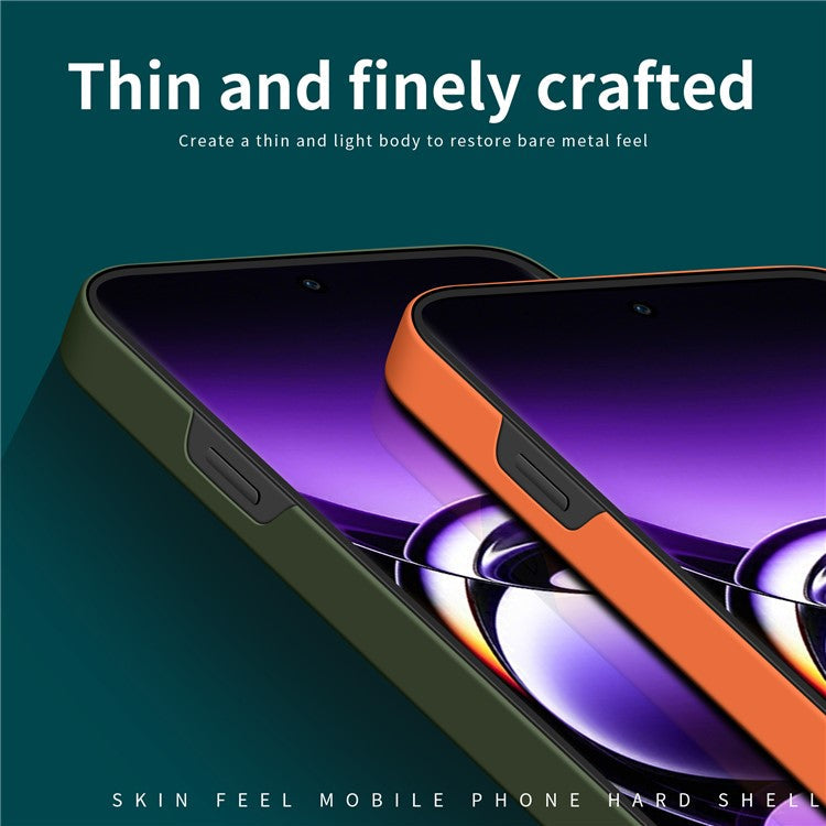MOFI JK Qin Series For Oppo Find X7 Ultra Slim Case Matte TPU+Acrylic Phone Back Shell - Green