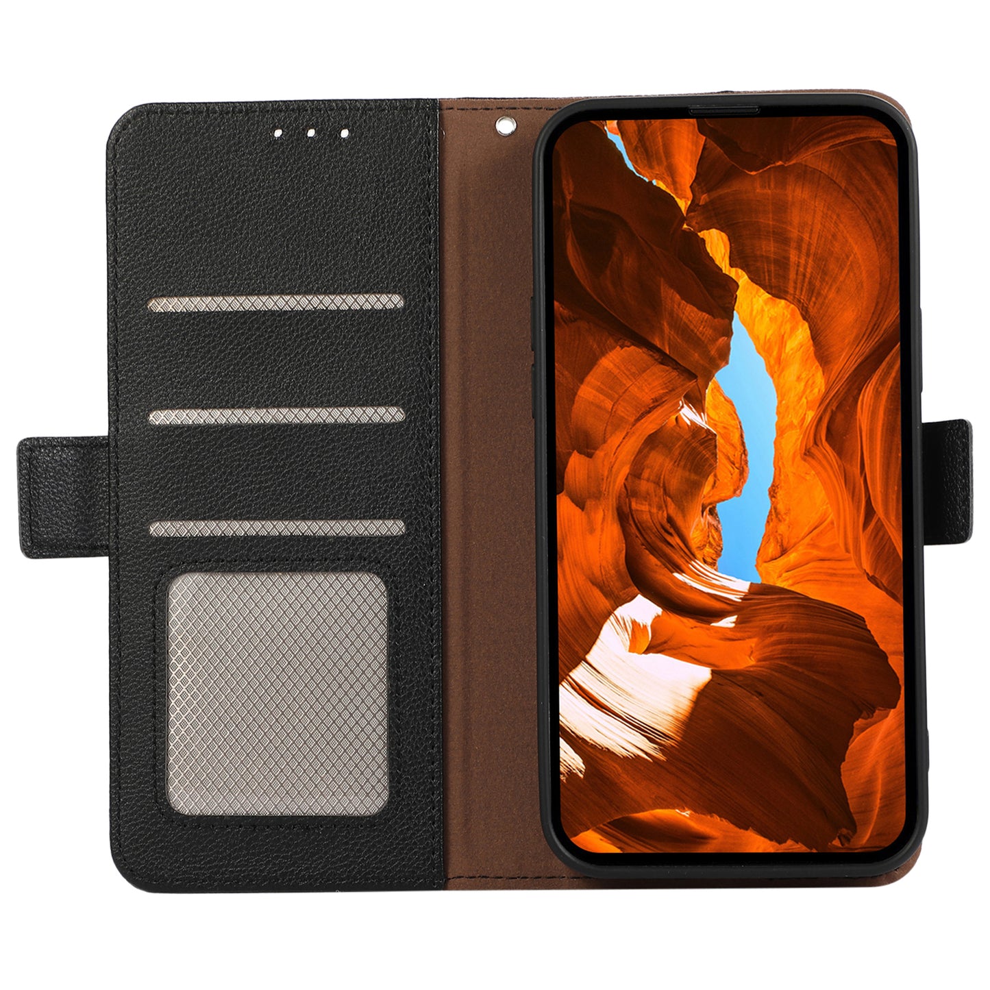 ABEEL For Samsung Galaxy S20 FE 4G / FE 5G / S20 Lite / S20 FE 2022 Case RFID Blocking Leather Phone Case - Black