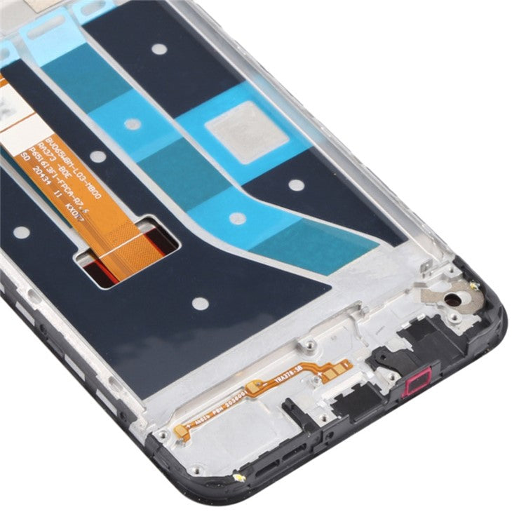 For Realme 7i (Asia) RMX2103 / C17 Grade C LCD Screen and Digitizer Assembly + Frame Replacement Part (without Logo)