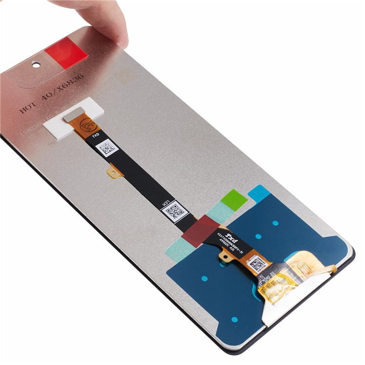 For TECNO Spark 20 Pro KJ6 Grade C LCD Screen and Digitizer Assembly Part (Without Logo)