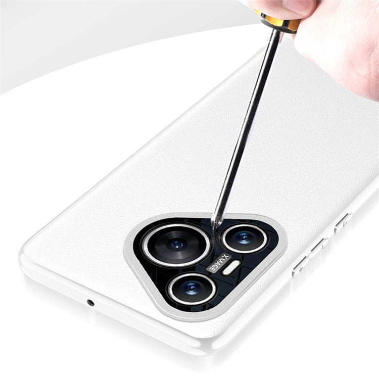 For Huawei Pura 70 Case Drop-resistant PU Leather+TPU Back Phone Cover - Black