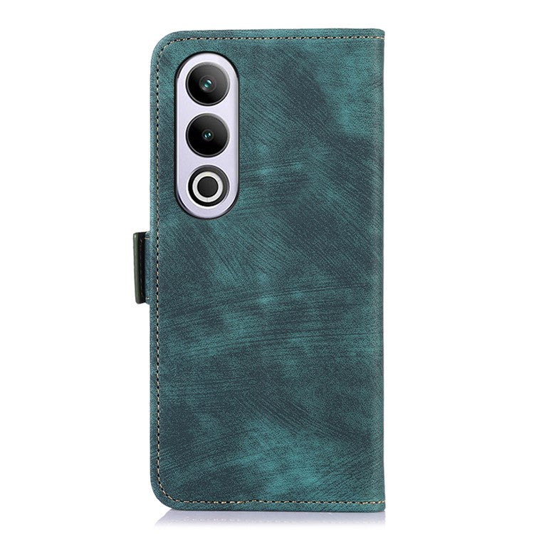 ABEEL For OnePlus Nord CE4 5G  / Oppo K12 Case Retro PU Leather Magnetic Flip Phone Cover - Green