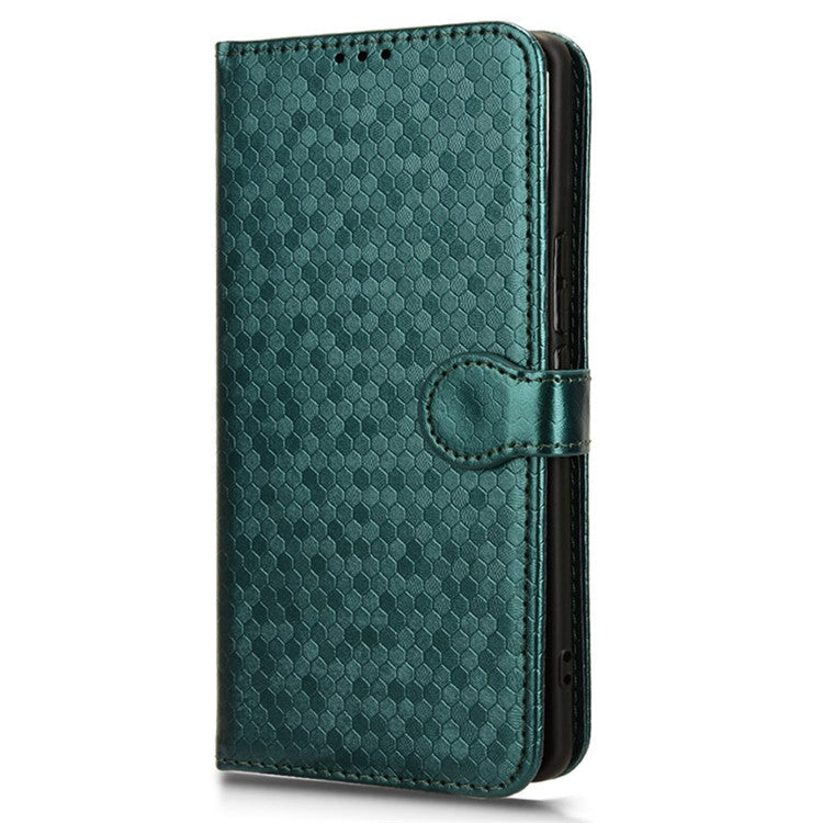 For vivo S18 5G / S18 Pro 5G / V30 5G / V30 Pro 5G Case PU Leather Dots Pattern Wallet Phone Cover - Green