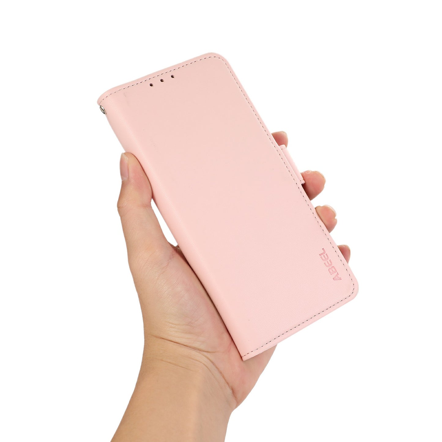 ABEEL For Samsung Galaxy S20 FE / S20 FE 5G / S20 FE 2022 / S20 Lite Case Leather RFID Blocking Wallet Phone Shell - Pink