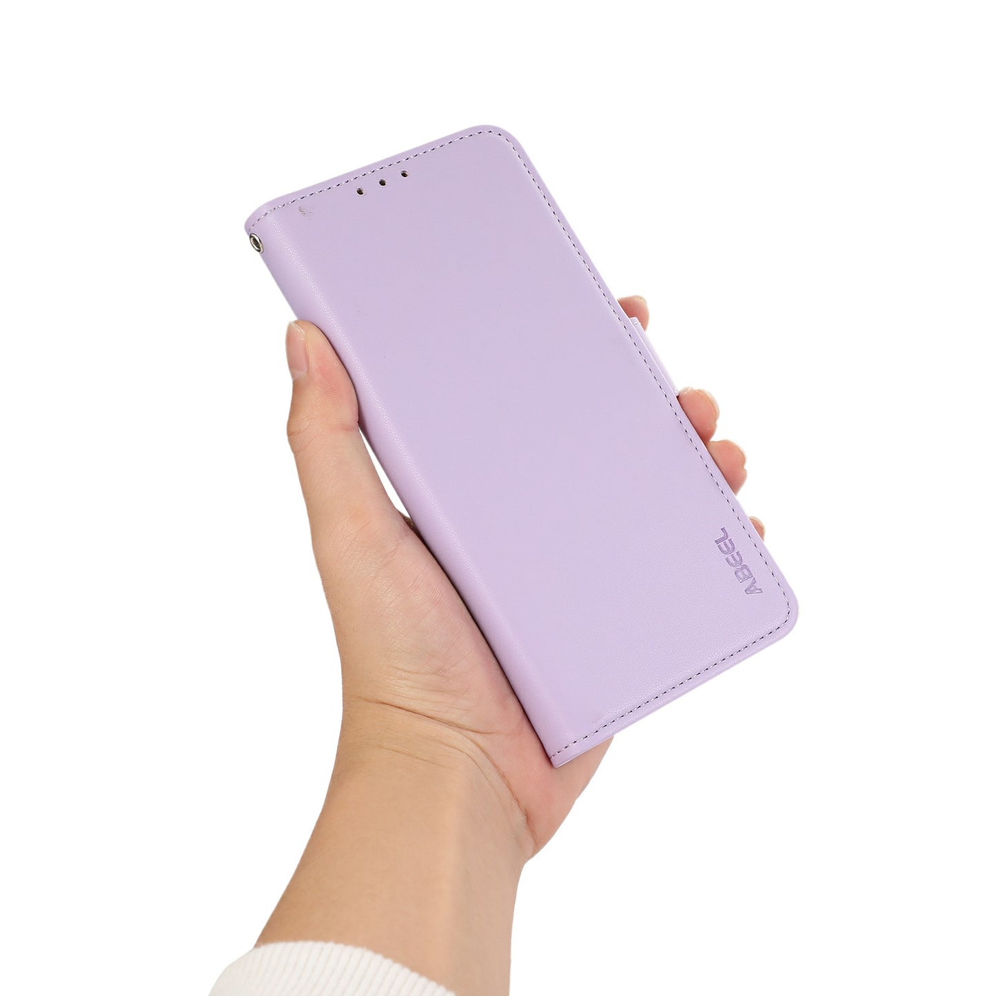 ABEEL For Samsung Galaxy S20 FE / S20 FE 5G / S20 FE 2022 / S20 Lite Case Leather RFID Blocking Wallet Phone Shell - Purple