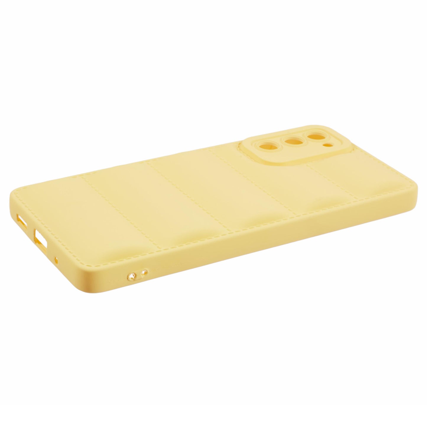 JTW Series For Samsung Galaxy S20 FE / S20 FE 5G / S20 FE 2022 / S20 Lite Phone Case with Down Jacket Texture - Yellow