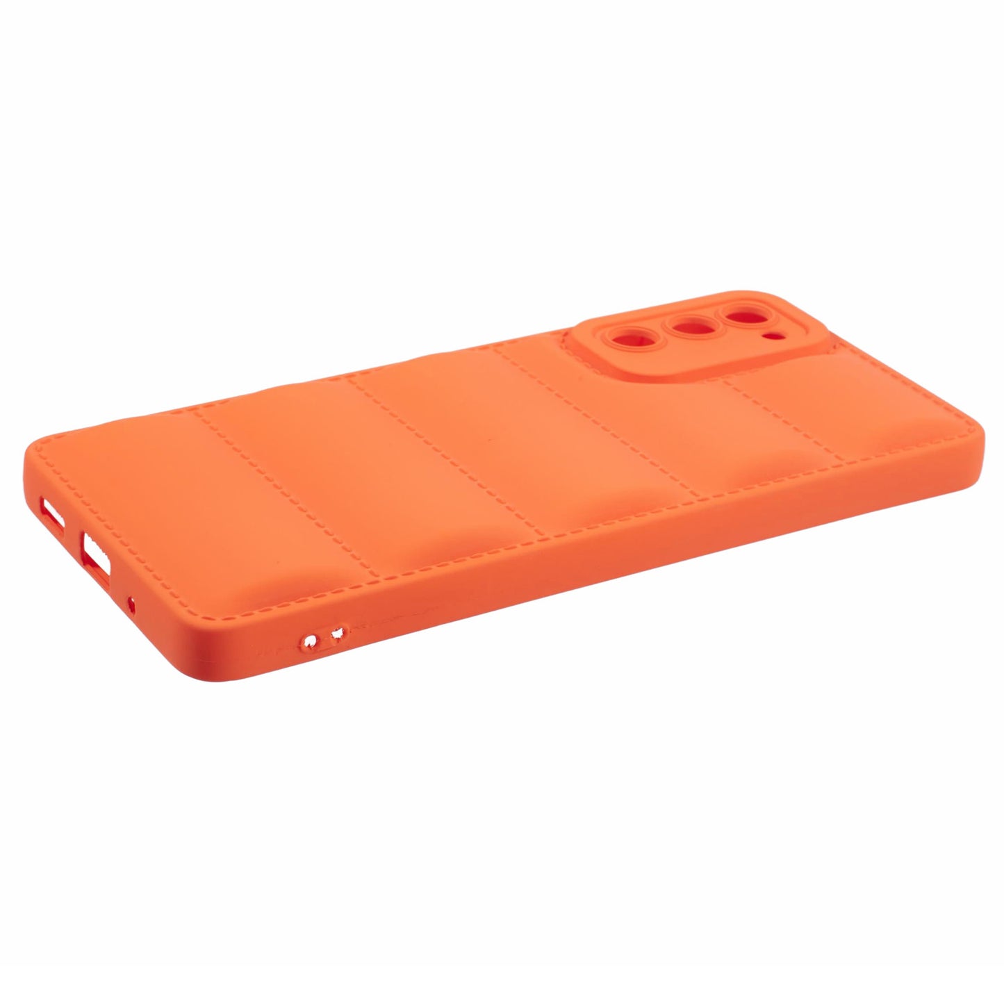 JTW Series For Samsung Galaxy S20 FE / S20 FE 5G / S20 FE 2022 / S20 Lite Phone Case with Down Jacket Texture - Orange