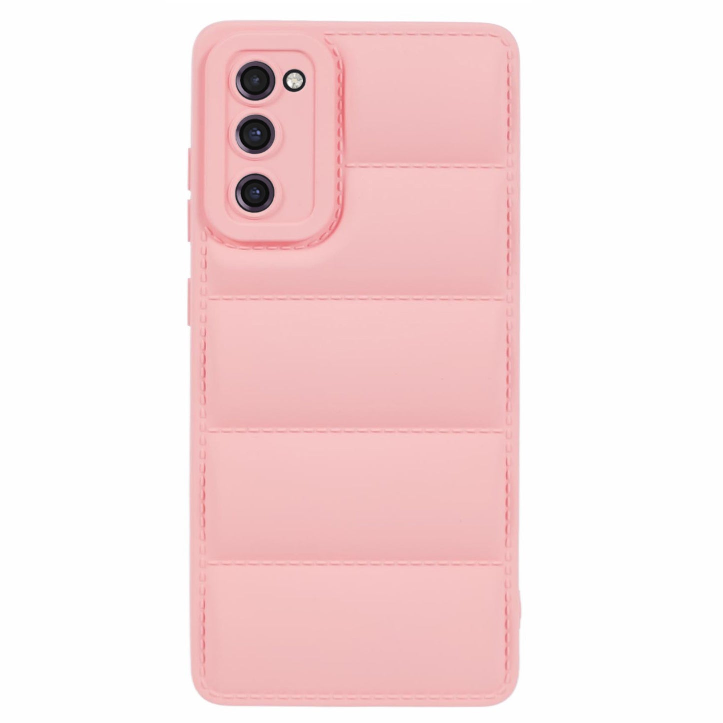 JTW Series For Samsung Galaxy S20 FE / S20 FE 5G / S20 FE 2022 / S20 Lite Phone Case with Down Jacket Texture - Pink