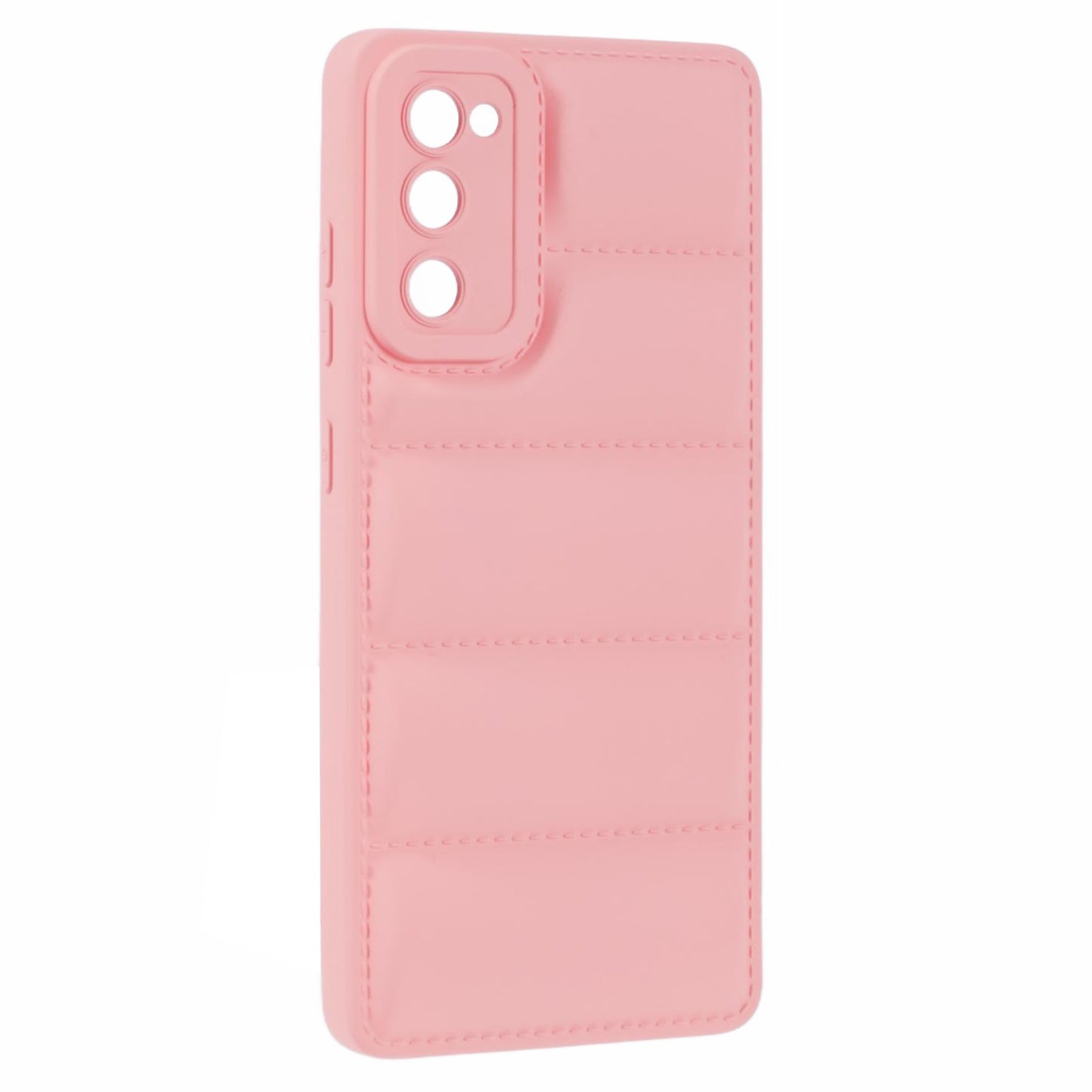 JTW Series For Samsung Galaxy S20 FE / S20 FE 5G / S20 FE 2022 / S20 Lite Phone Case with Down Jacket Texture - Pink