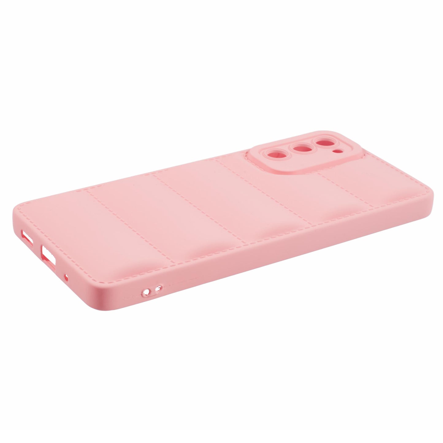JTW Series For Samsung Galaxy S20 FE / S20 FE 5G / S20 FE 2022 / S20 Lite Phone Case with Down Jacket Texture - Pink