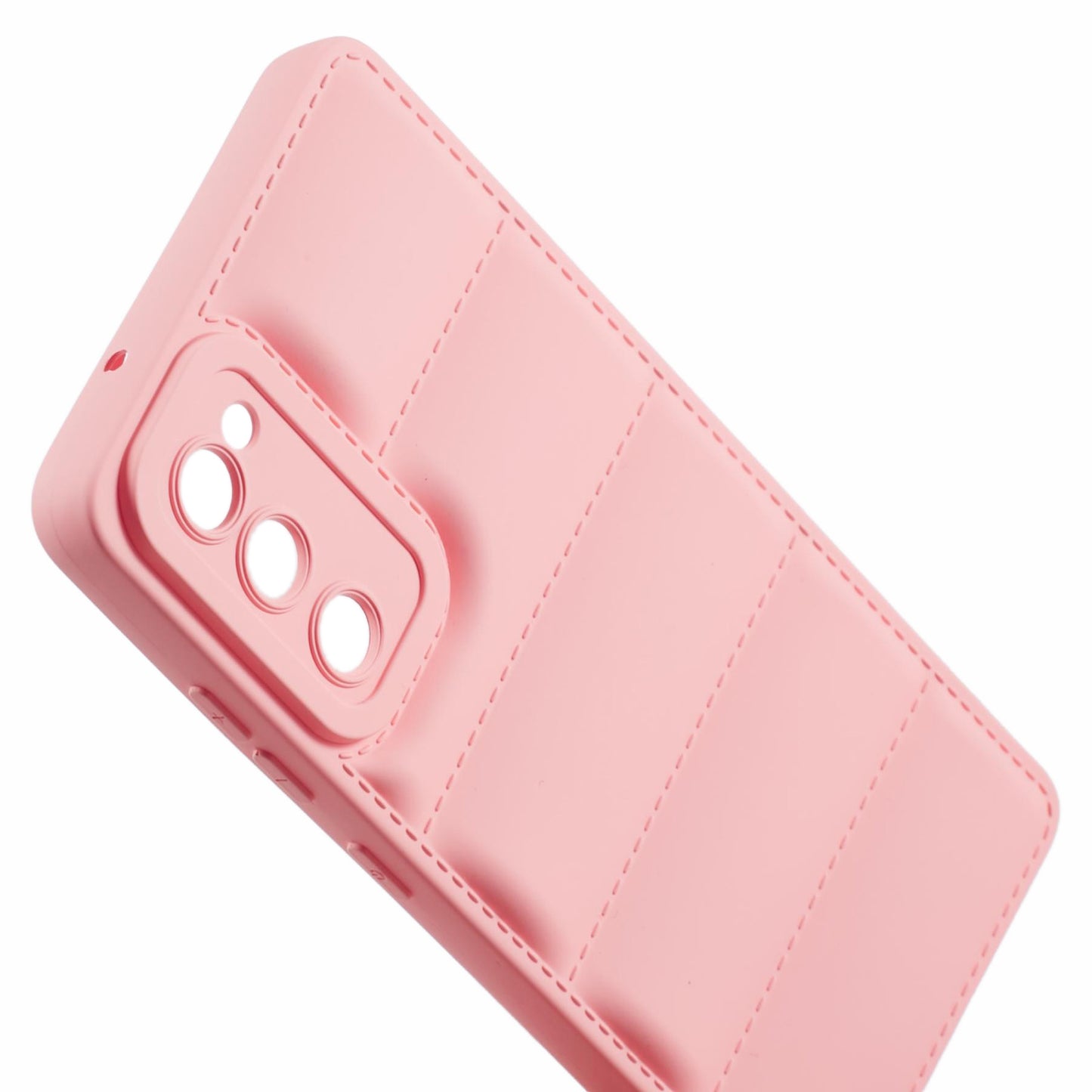 JTW Series For Samsung Galaxy S20 FE / S20 FE 5G / S20 FE 2022 / S20 Lite Phone Case with Down Jacket Texture - Pink