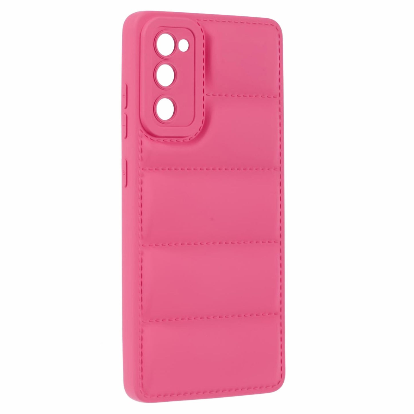 JTW Series For Samsung Galaxy S20 FE / S20 FE 5G / S20 FE 2022 / S20 Lite Phone Case with Down Jacket Texture - Rose