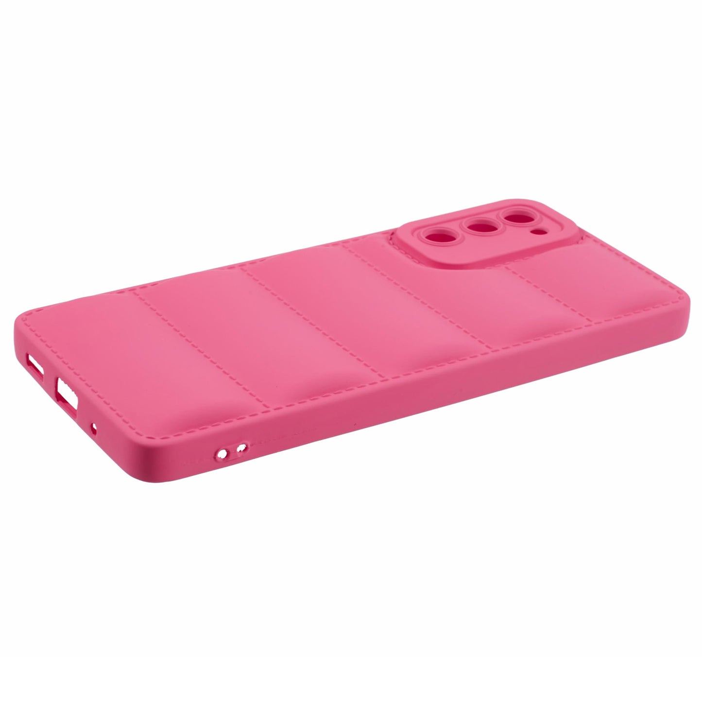 JTW Series For Samsung Galaxy S20 FE / S20 FE 5G / S20 FE 2022 / S20 Lite Phone Case with Down Jacket Texture - Rose