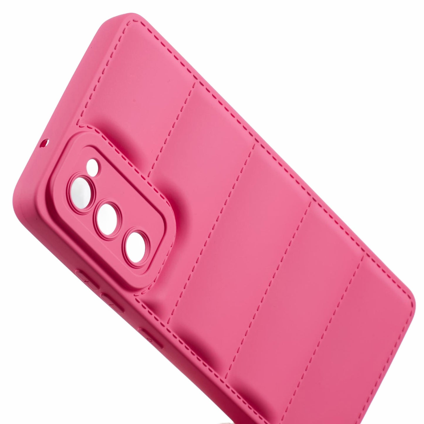 JTW Series For Samsung Galaxy S20 FE / S20 FE 5G / S20 FE 2022 / S20 Lite Phone Case with Down Jacket Texture - Rose