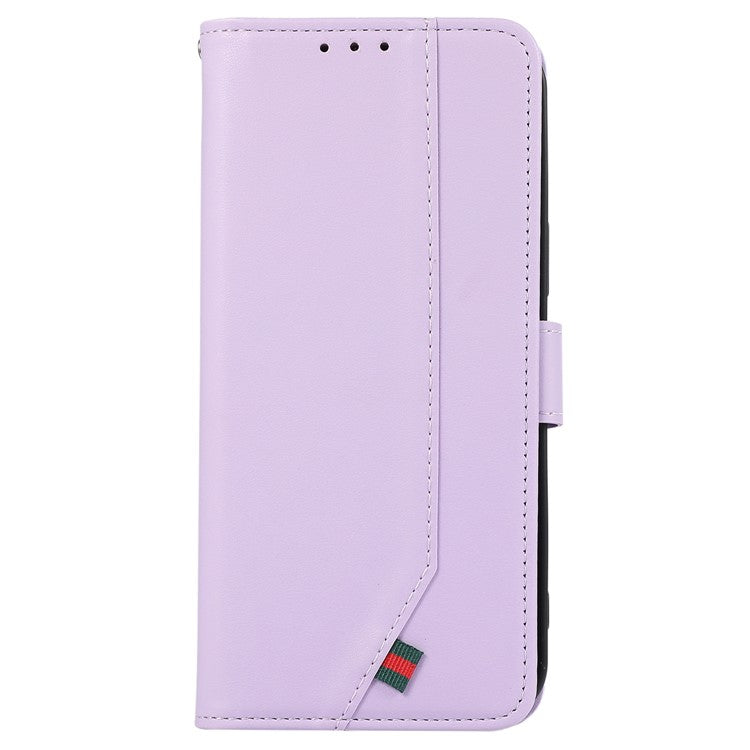 For Samsung Galaxy A23 4G / A23 5G (Global Version) Phone Wallet Case RFID Blocking Leather Cover - Purple