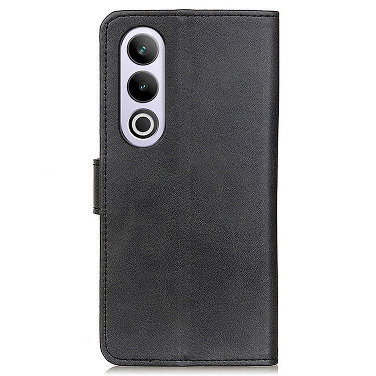 For OnePlus Nord CE4 5G Cell Phone Cases Cowhide Texture Wallet Drop-Proof Cover - Black