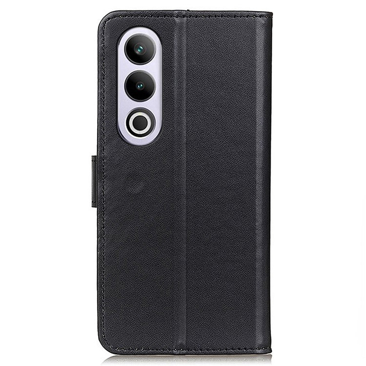 For OnePlus Nord CE4 5G Case PU Leather Phone Cover with Wallet Stand - Black