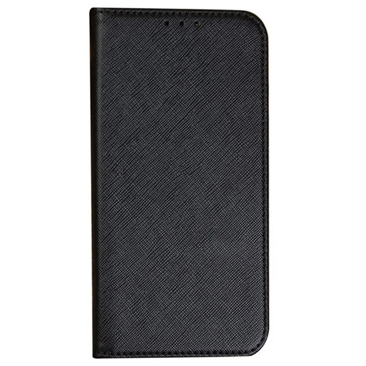 For Samsung Galaxy M55 5G / C55 5G / F55 5G Phone Case Magnetic Closing PU Leather Flip Wallet Stand Cover - Black