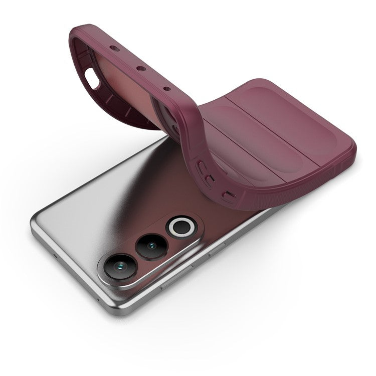 For OnePlus Ace 3V 5G Phone Case TPU Rugged Drop Protection Back Cover - Wine Red