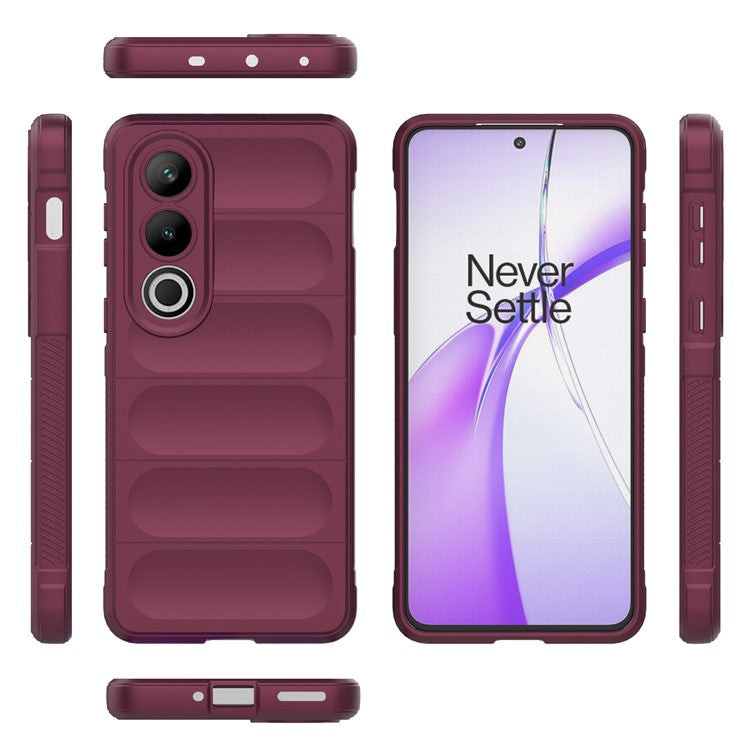 For OnePlus Ace 3V 5G Phone Case TPU Rugged Drop Protection Back Cover - Wine Red