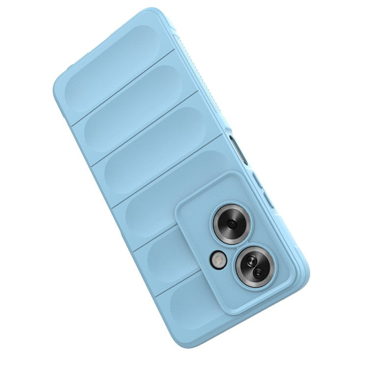 Soft TPU Case for Oppo A79 5G / A2 5G Shock Absorbing Phone Back Cover - Baby Blue