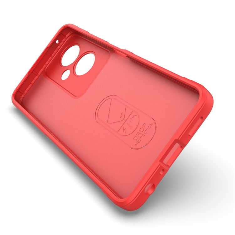 Soft TPU Case for Oppo A79 5G / A2 5G Shock Absorbing Phone Back Cover - Red