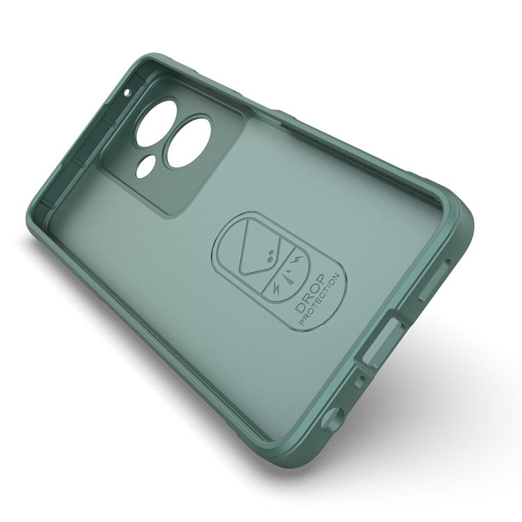 Soft TPU Case for Oppo A79 5G / A2 5G Shock Absorbing Phone Back Cover - Green