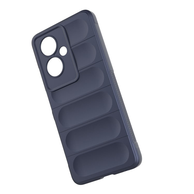 Soft TPU Case for Oppo A79 5G / A2 5G Shock Absorbing Phone Back Cover - Dark Blue