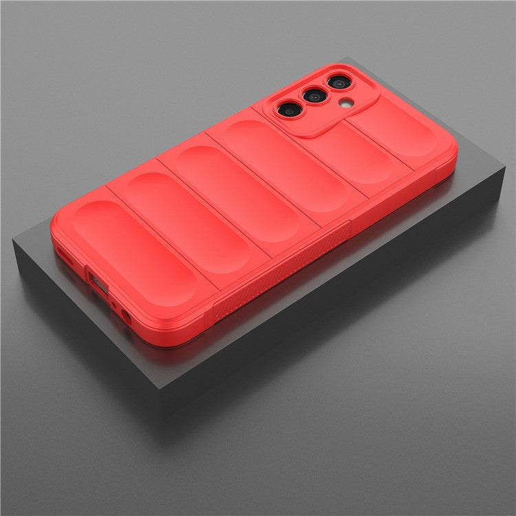 For Samsung Galaxy M15 5G / F15 5G Case Anti-Scratch Soft TPU Phone Protection Cover - Red