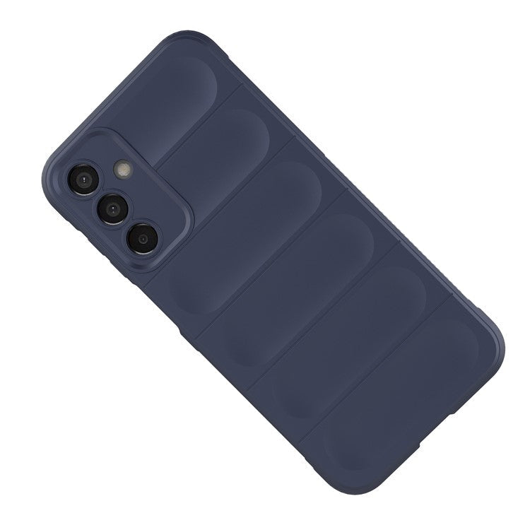 For Samsung Galaxy M15 5G / F15 5G Case Anti-Scratch Soft TPU Phone Protection Cover - Dark Blue
