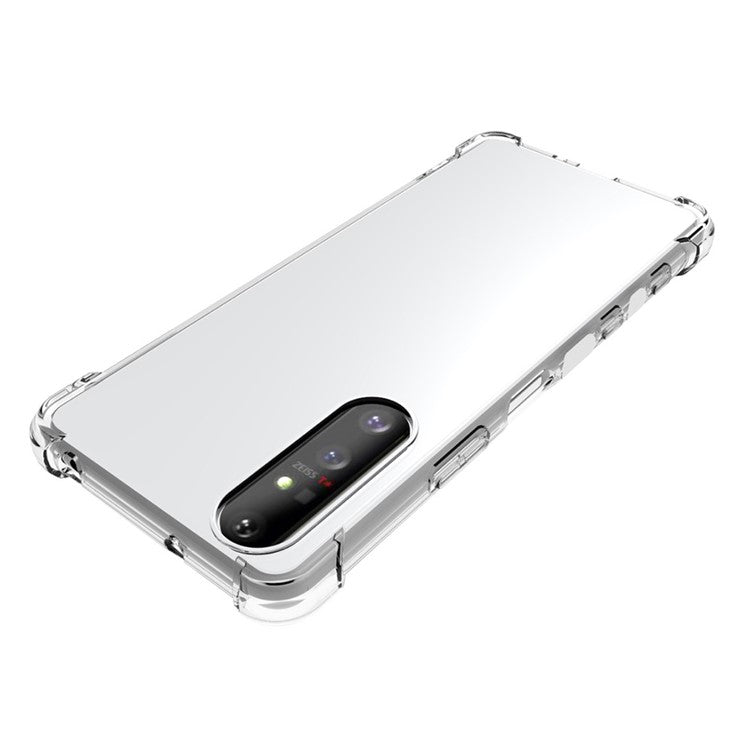 For Sony Xperia 5 II Case Crystal Clear TPU Phone Cover with Reinforced Corner