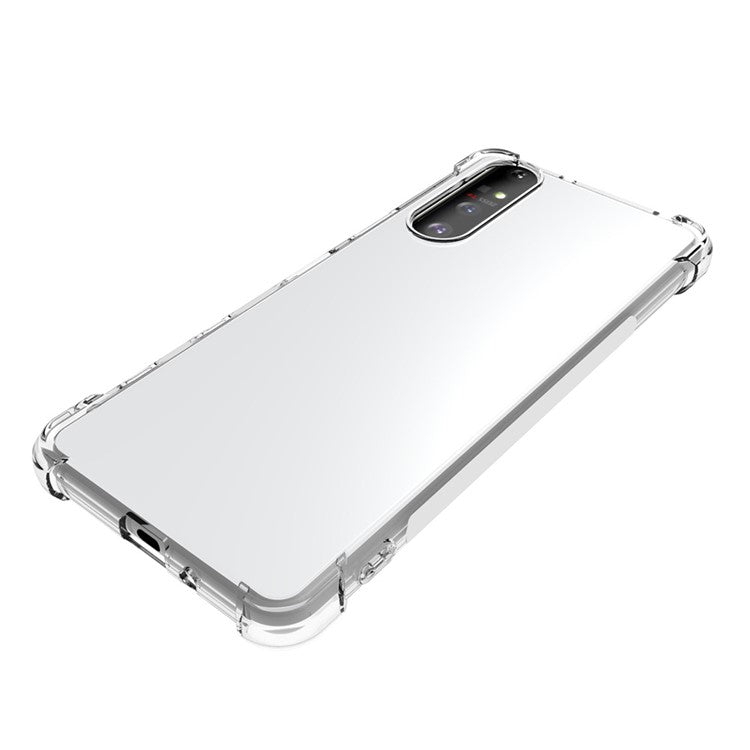 For Sony Xperia 5 II Case Crystal Clear TPU Phone Cover with Reinforced Corner