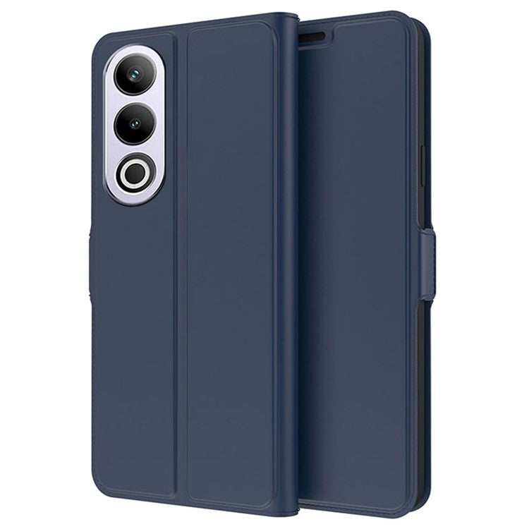 For OnePlus Ace 3V 5G Magnetic Phone Case Card Holder PU Leather+TPU Cover - Blue